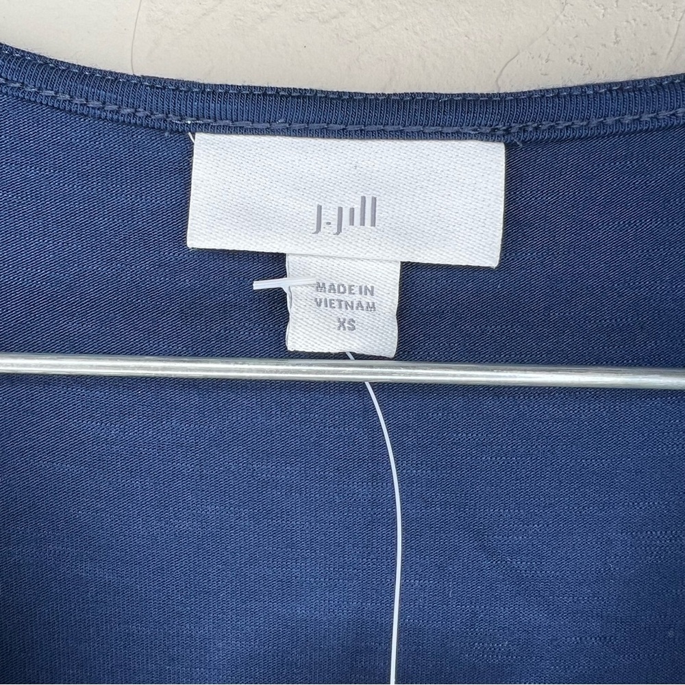 NWT J.‎ Jill Navy Blue Floral Perfect Summer Maxi Dress - Picture 9 of 13